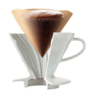 Hario Coffee Dripper V60 02 Ceramic - White